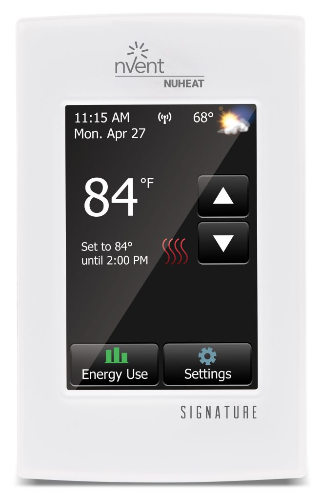 Thermostats Monitor and Control Your Nuheat Floor Heating System nVent
