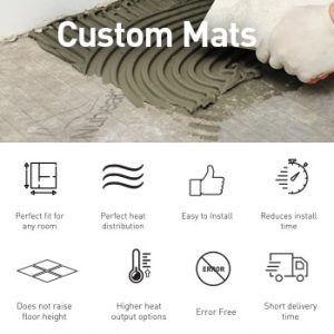 nVent NUHEAT Custom Mat Benefits | nVent