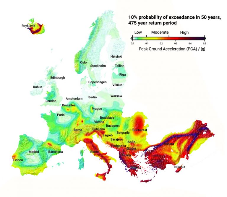 IBC Seismic Zone Map